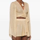 Blusa intrecciata in dorato Missoni - donna 