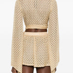 Blusa intrecciata in dorato Missoni - donna 