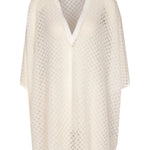 Caftano con scollo a V in avorio Missoni - donna 