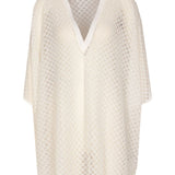 Caftano con scollo a V in avorio Missoni - donna 