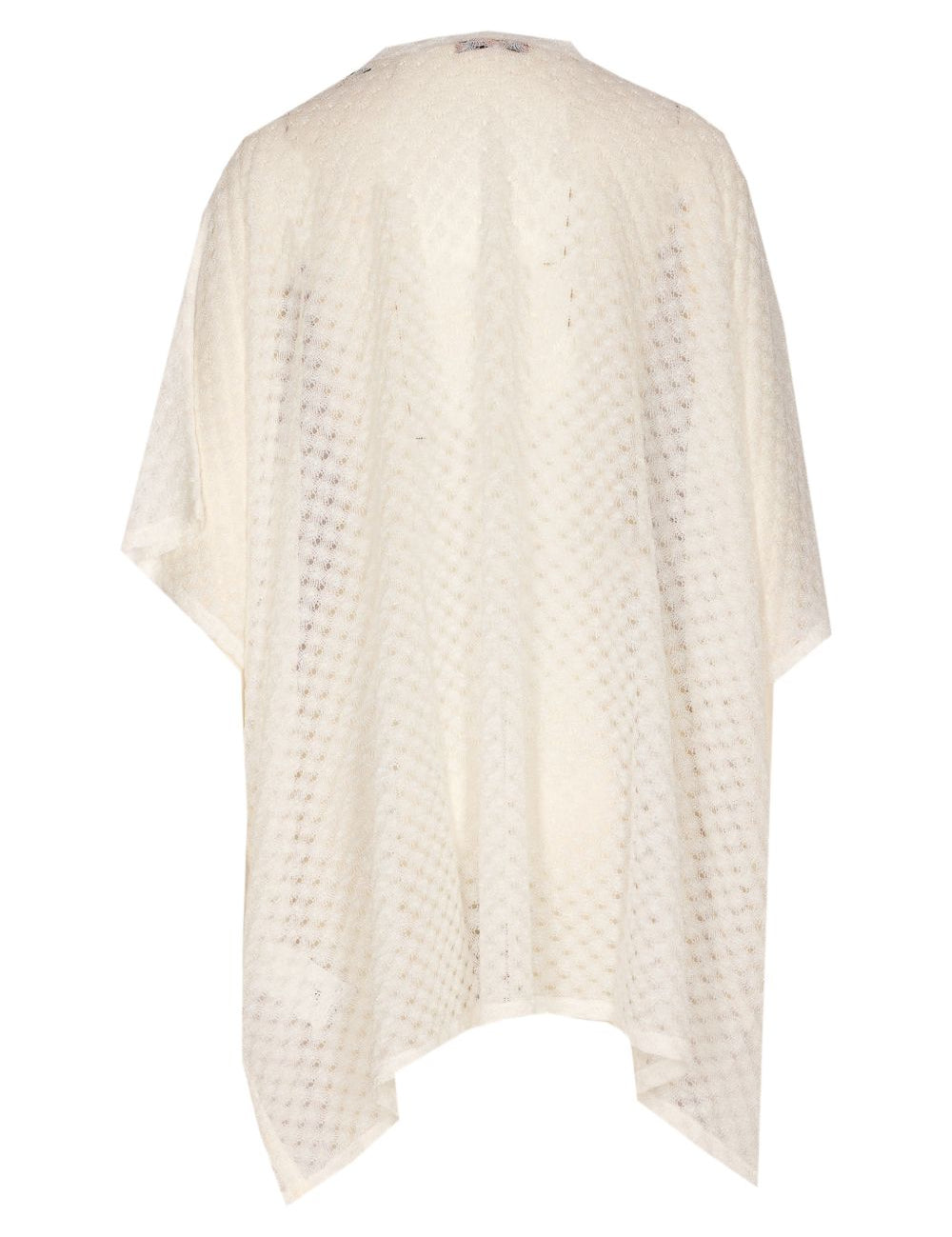 Caftano con scollo a V in avorio Missoni - donna 