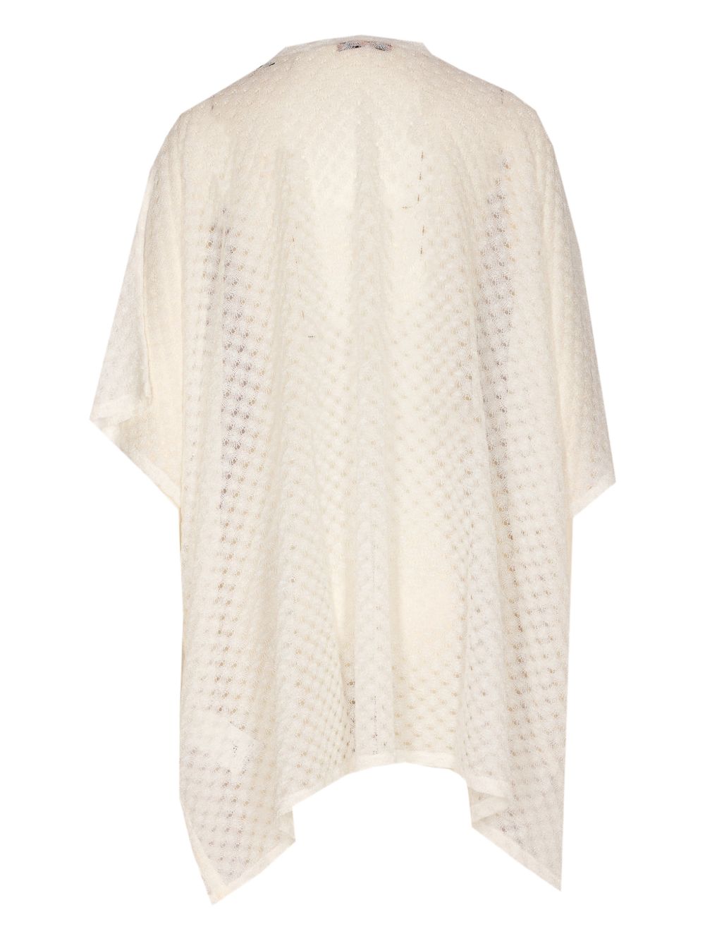 Caftano con scollo a V in avorio Missoni - donna 