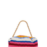 Borsa con motivo a zig zag multicolor 
