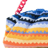 Borsa con motivo a zig zag multicolor 