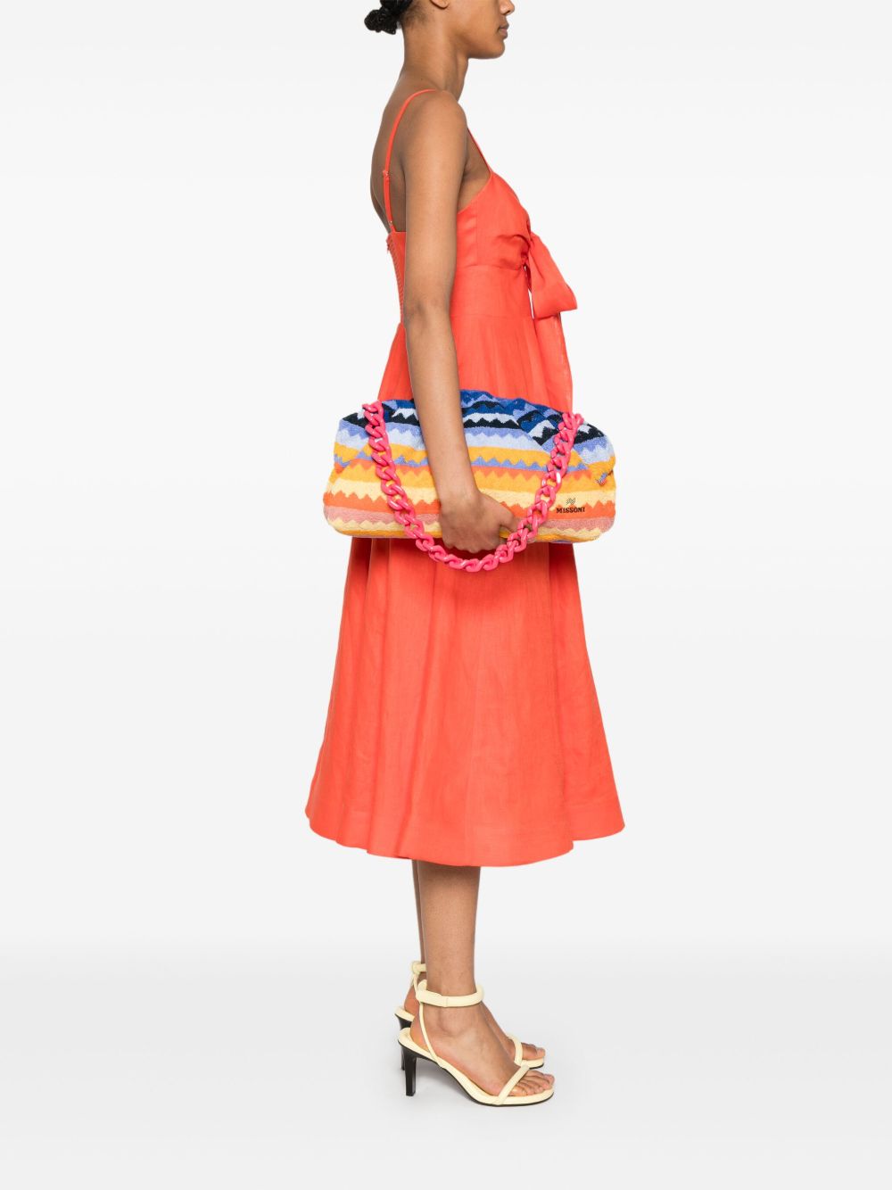 Borsa con motivo a zig zag multicolore Missoni - donna 