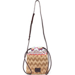 MULTICOLOR CHEVRON PATTERN BUCKET BAG MISSONI - WOMEN 