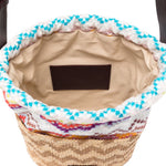 MULTICOLOR CHEVRON PATTERN BUCKET BAG MISSONI - WOMEN 