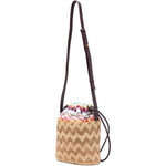 MULTICOLOR CHEVRON PATTERN BUCKET BAG MISSONI - WOMEN 