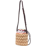 MULTICOLOR CHEVRON PATTERN BUCKET BAG MISSONI - WOMEN 