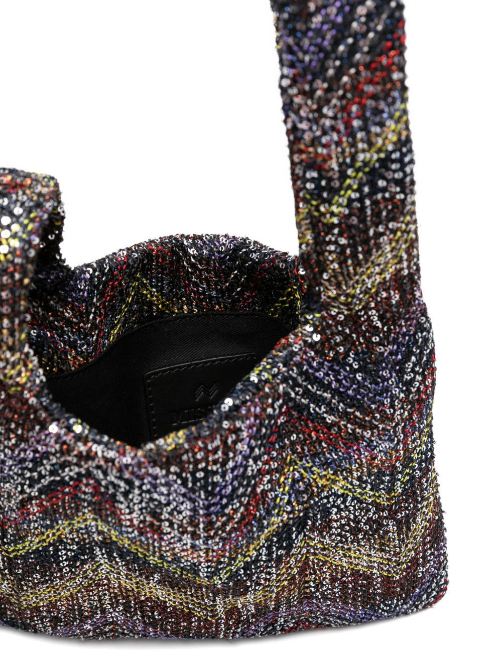 Borsa con motivo a zig-zag e dettaglio a nodo multicolore Missoni - donna 