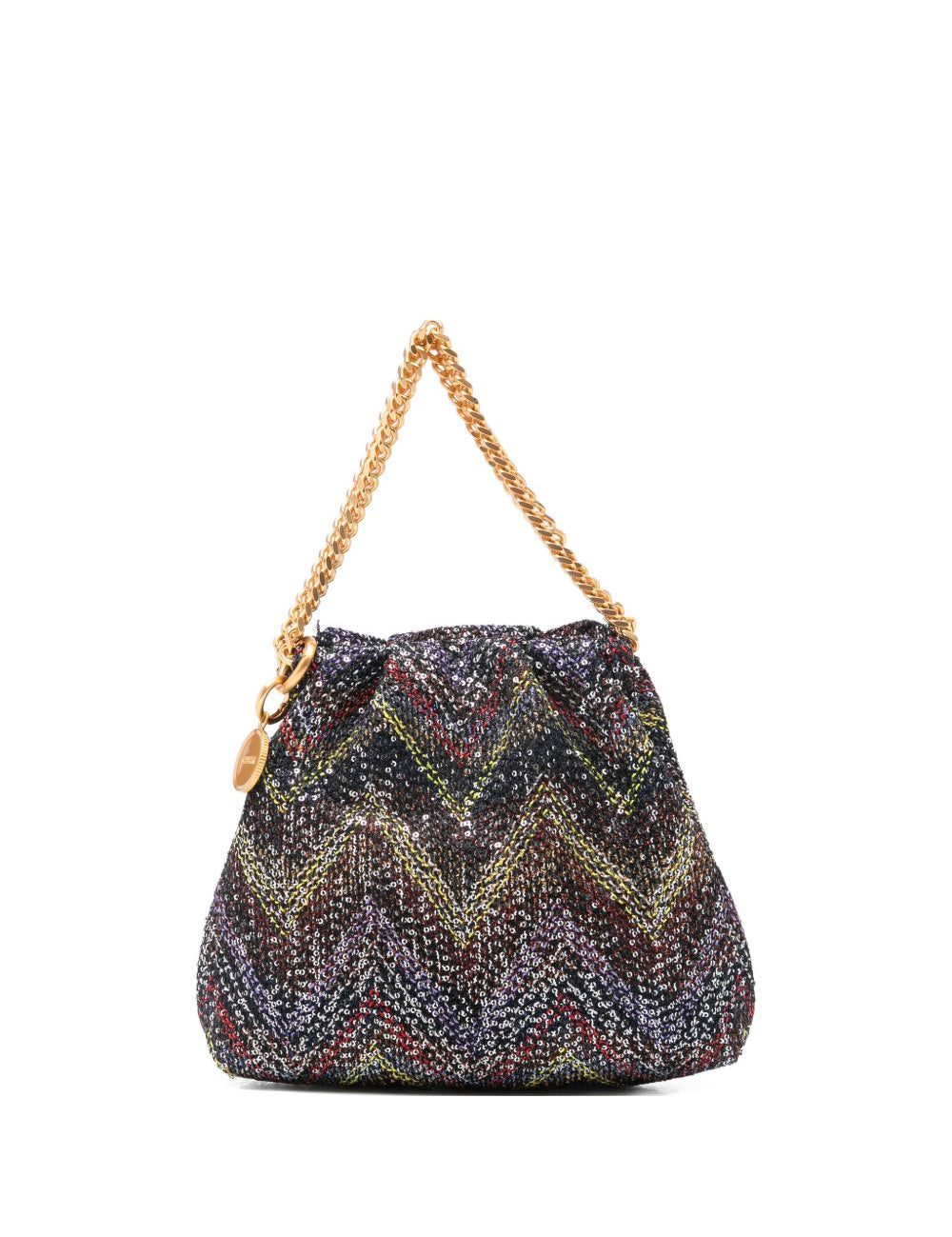 Borsa con manico a catena multicolore Missoni - donna 