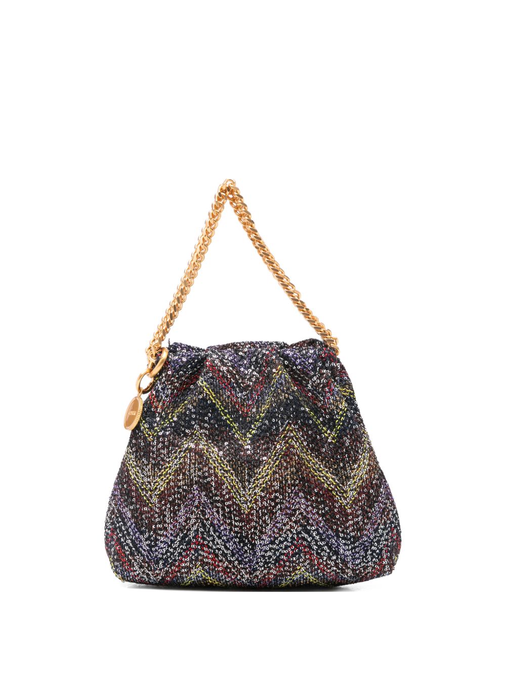 Borsa con manico a catena multicolore Missoni - donna 