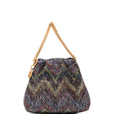 Borsa con manico a catena multicolore Missoni - donna 