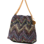 Borsa con manico a catena multicolore Missoni - donna 