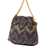 Borsa con manico a catena multicolore Missoni - donna 