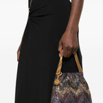 Borsa con manico a catena multicolore Missoni - donna 