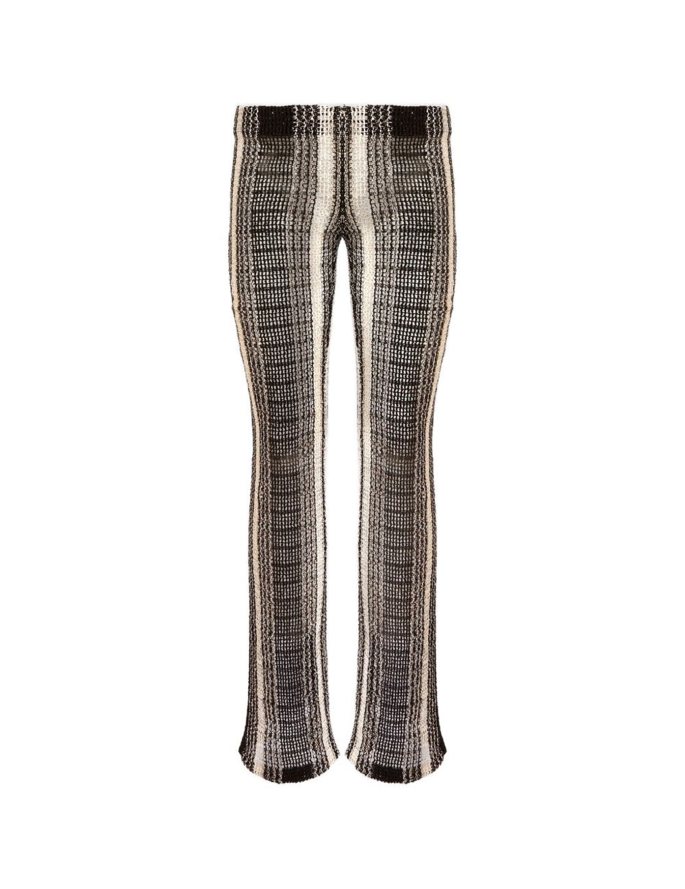 Pantaloni in maglia con paillettes multicolore Missoni - donna 