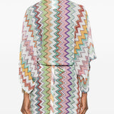 Blusa con scollo a barca multicolore Missoni - donna 