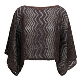 Blusa chevron-pattern in marrone Missoni - donna 