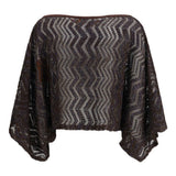 Blusa chevron-pattern in marrone Missoni - donna 
