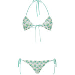 Bikini con stampa in verde Missoni - donna 