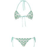 Bikini con stampa in verde Missoni - donna 
