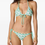 Bikini con stampa in verde Missoni - donna 