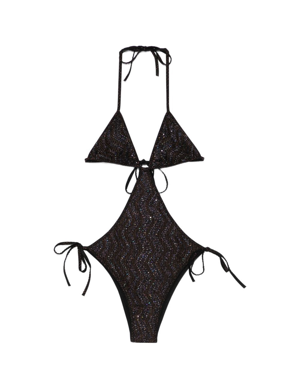 Costume da bagno con paillettes in marrone Missoni - donna 