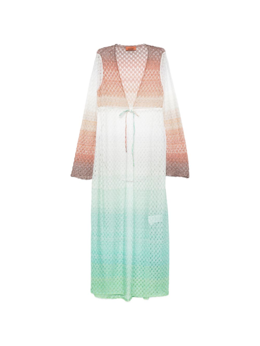 Copricostume chevron-pattern multicolor Missoni - donna 