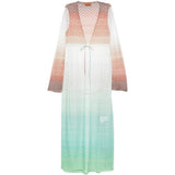 Copricostume chevron-pattern multicolor Missoni - donna 
