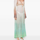 Copricostume chevron-pattern multicolor Missoni - donna 