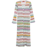 Copricostume chevron-pattern multicolor Missoni - donna 
