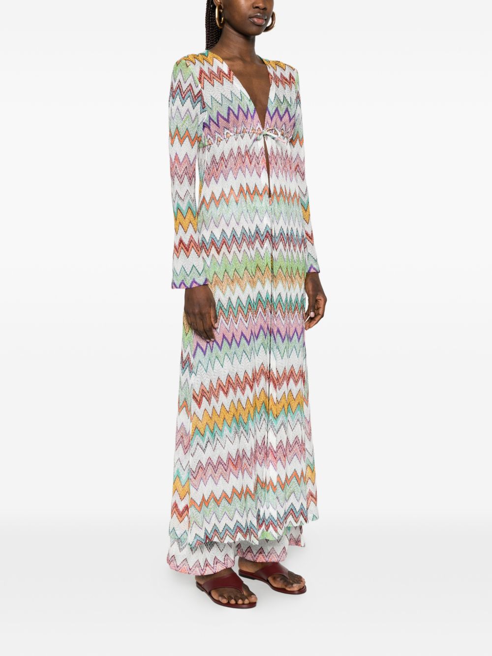 Copricostume chevron-pattern multicolor Missoni - donna 