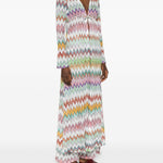 Copricostume chevron-pattern multicolor Missoni - donna 