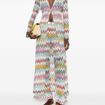 Copricostume chevron-pattern multicolor Missoni - donna 