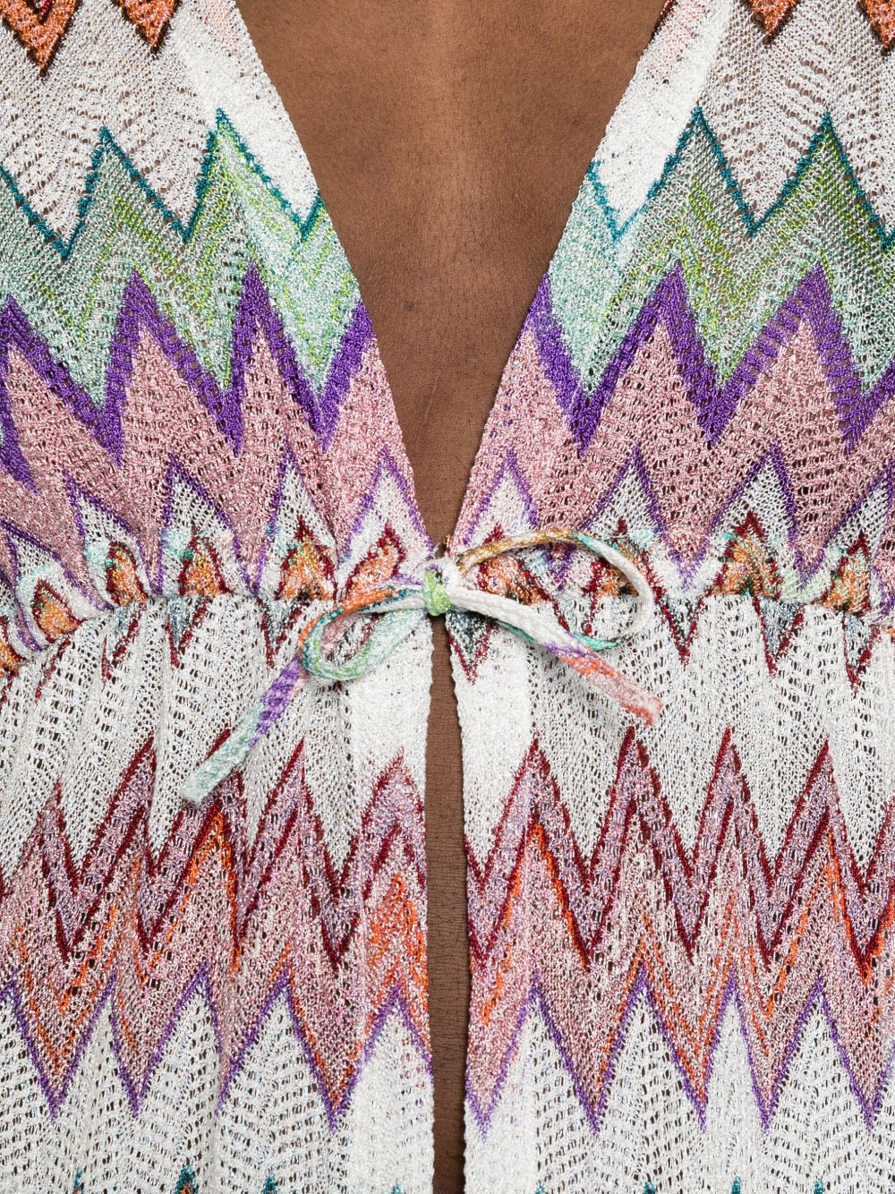 Copricostume chevron-pattern multicolor Missoni - donna 