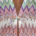 Copricostume chevron-pattern multicolor Missoni - donna 