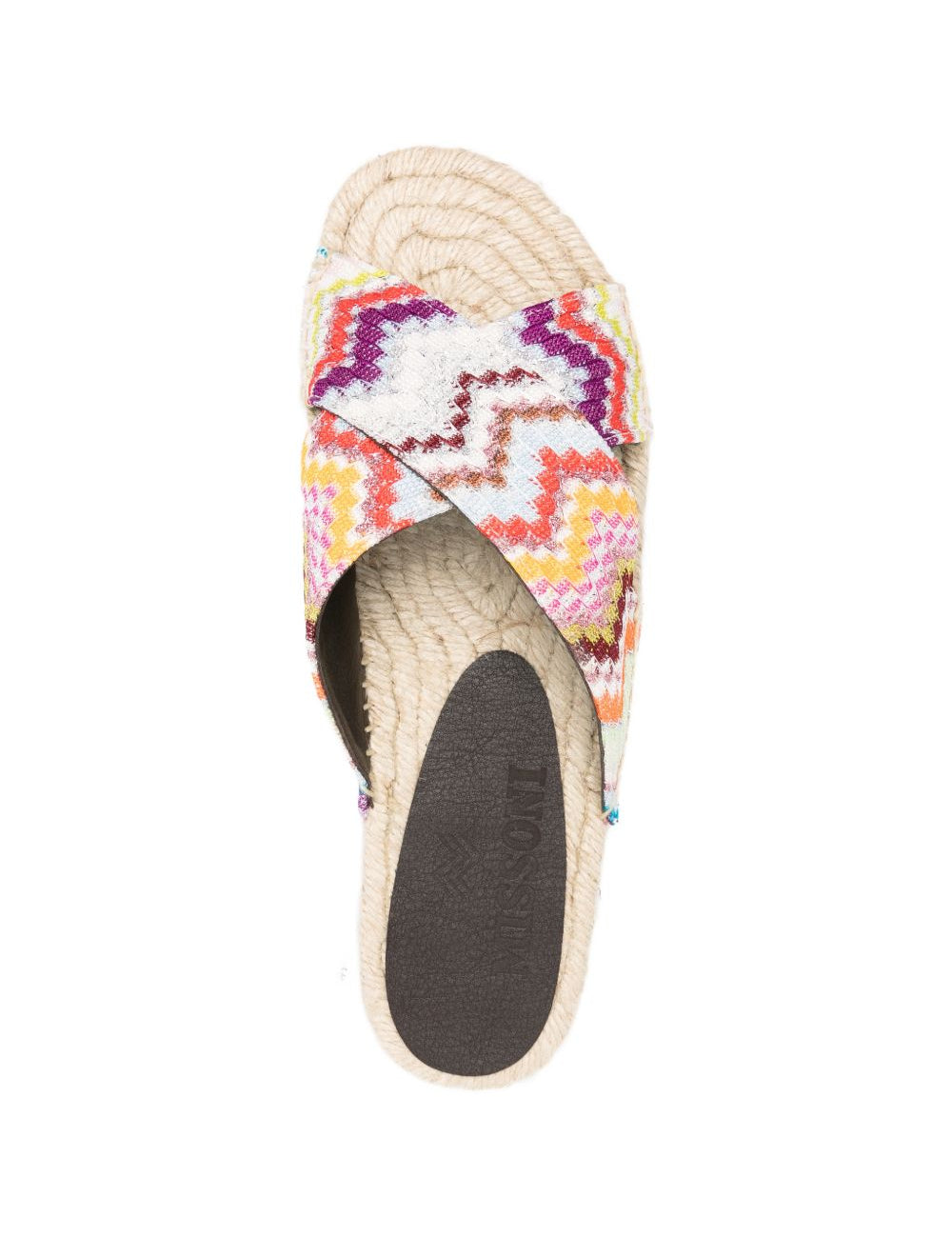 Ciabatte con motivo a zigzag multicolore Missoni - donna 
