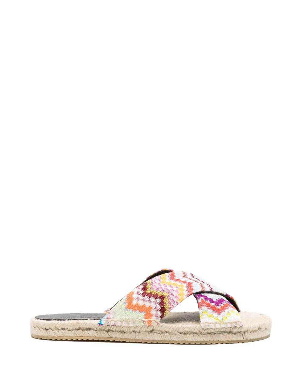 Ciabatte con motivo a zigzag multicolore Missoni - donna 