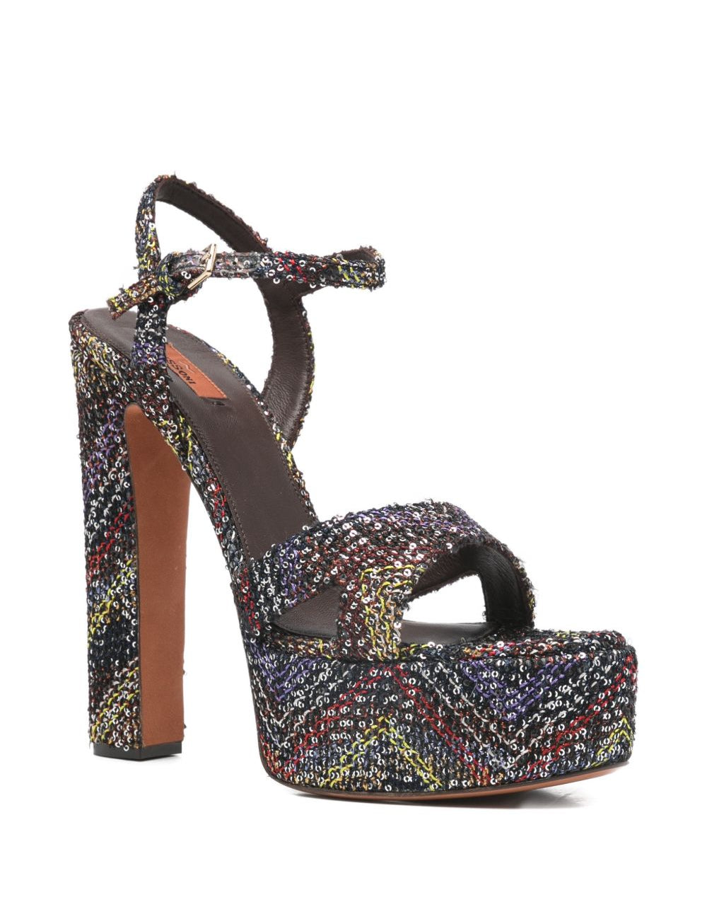 Sandali con tacco alto angela multicolore Missoni - donna 