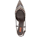 Decollete con motivo chevron multicolor Missoni - donna 