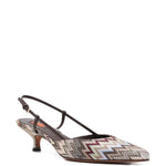 Decollete con motivo chevron multicolor Missoni - donna 
