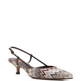 Decollete con motivo chevron multicolor Missoni - donna 