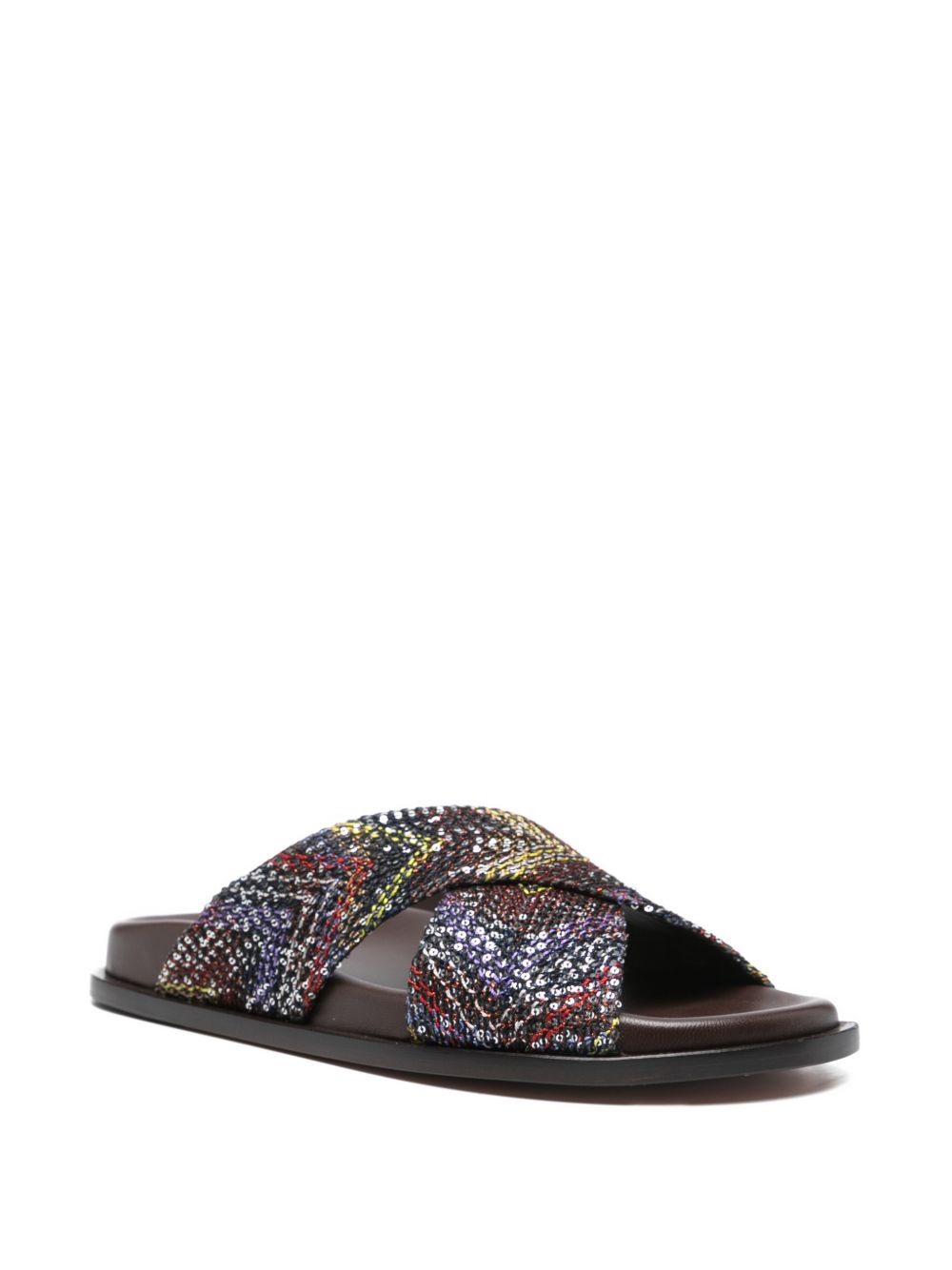 Ciabatta con motivo chevron multicolor Missoni - donna 