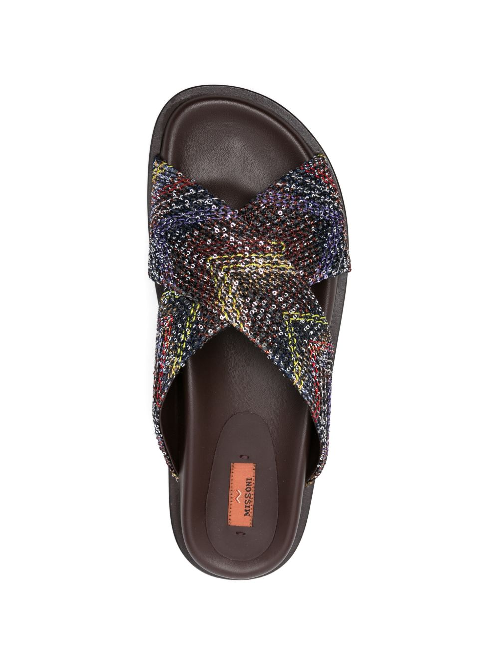 Ciabatta con motivo chevron multicolor Missoni - donna 