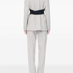Blazer a maniche lunghe in grigio MM6 Maison Margiela - donna 