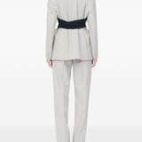 Blazer a maniche lunghe in grigio MM6 Maison Margiela - donna 