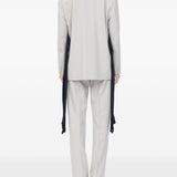 Blazer a maniche lunghe in grigio MM6 Maison Margiela - donna 