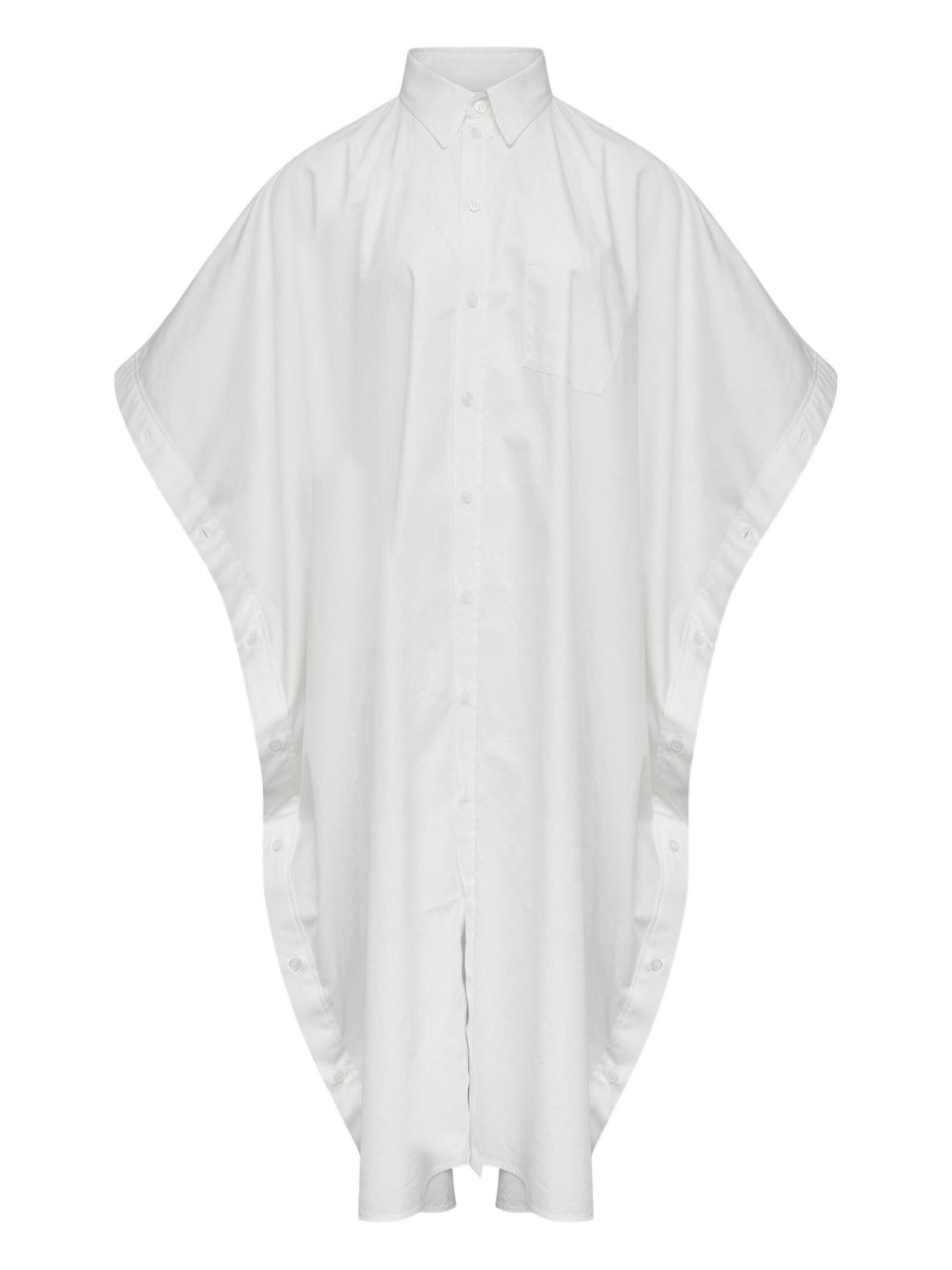 Chemisier con bottoni in bianco Mm6 maison margiela - donna 
