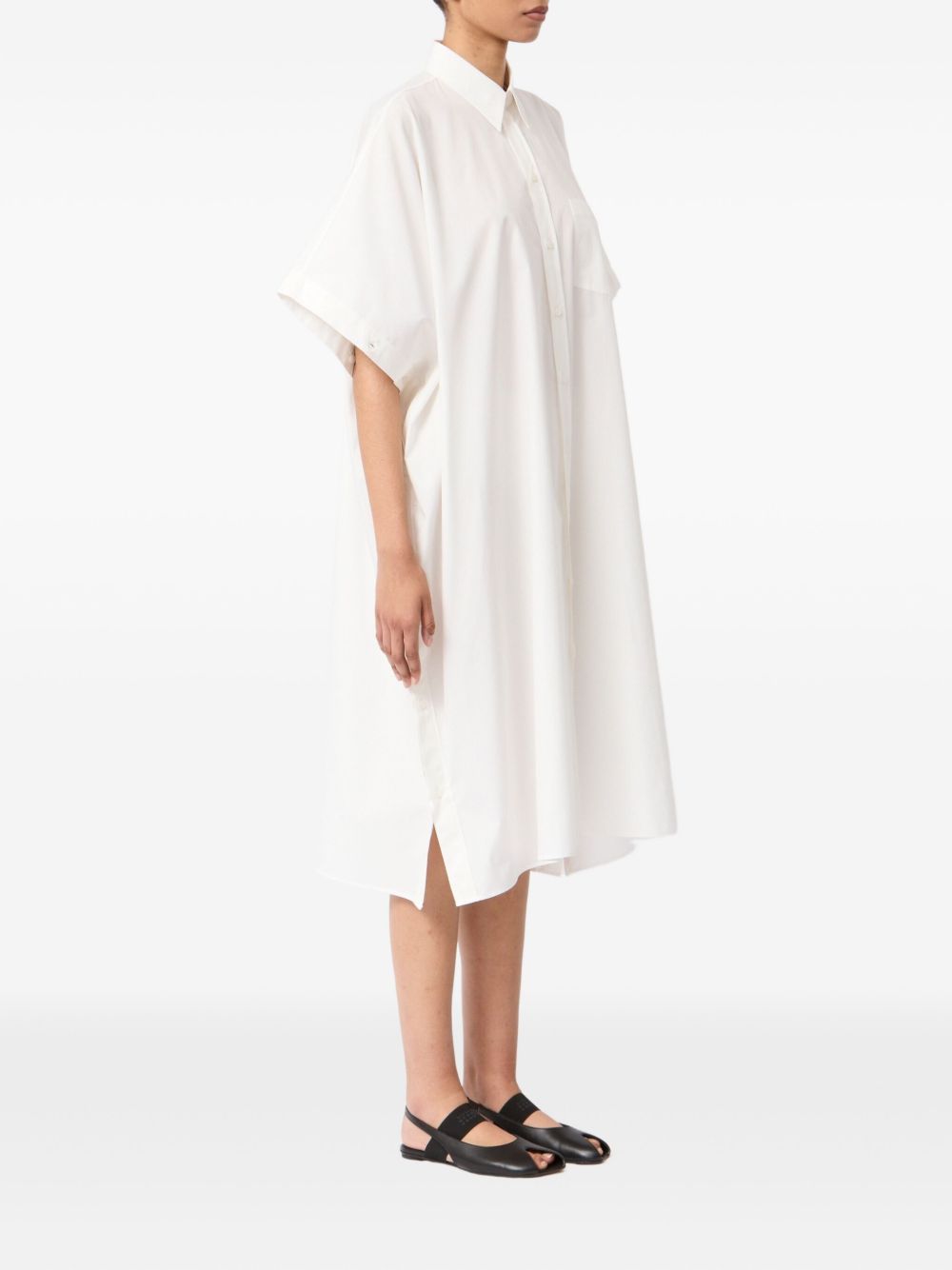 Chemisier con bottoni in bianco Mm6 maison margiela - donna 